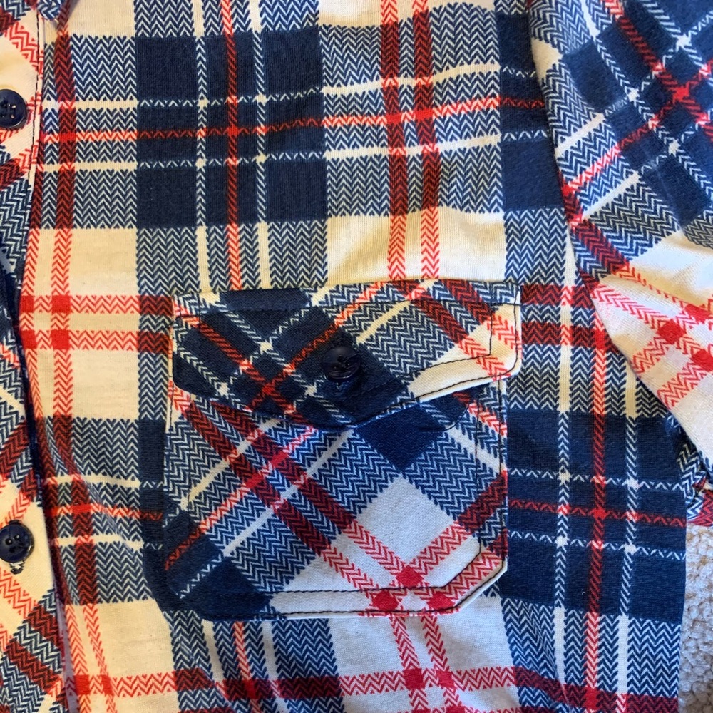Plaid button down - Picture 2 of 4